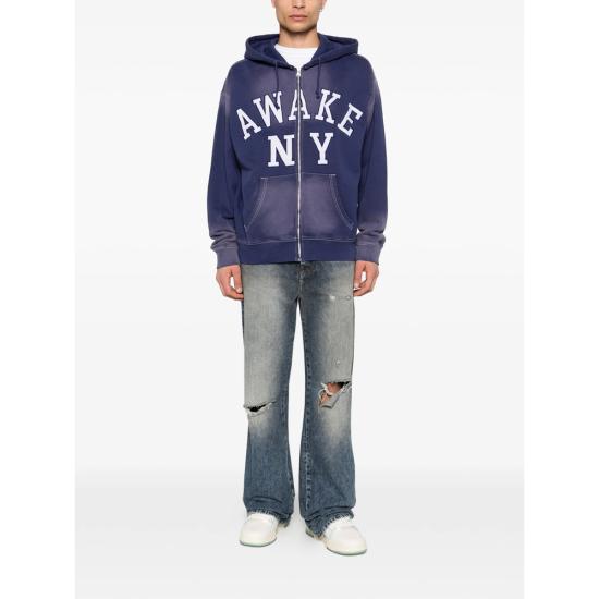 26SS 어웨이크 니트웨어 HD002 NAVY BLUE - AWAKE