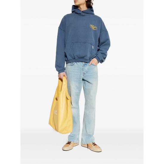 26SS 리프레젠트 후드 티셔츠 MLM100611 10 INDIG BLUE - REPRESENT