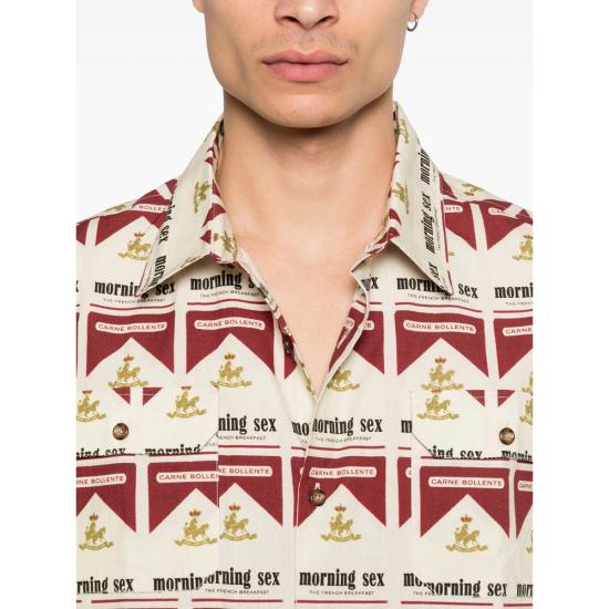 26SS 까르네 볼렌떼 셔츠 SSS0201 ALLOV NEUTRALS RED - CARNE BOLLENTE