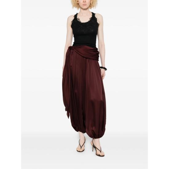 26SS 짐머만 미디 스커트 8796PS261 WINE BROWN - ZIMMERMANN