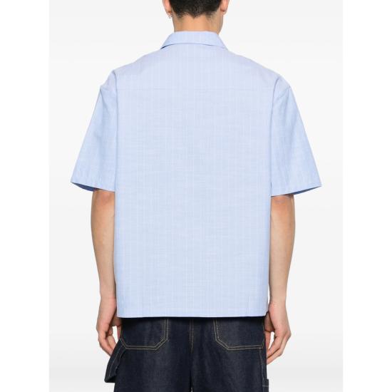 26SS 데일리 페이퍼 셔츠 2610036 SCRIPT BLUE BLUE WHITE - DAILY PAPER