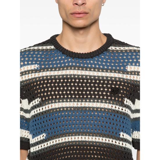 26SS 데일리 페이퍼 탑 2610006 KENTE STRI WGREY BLACK - DAILY PAPER