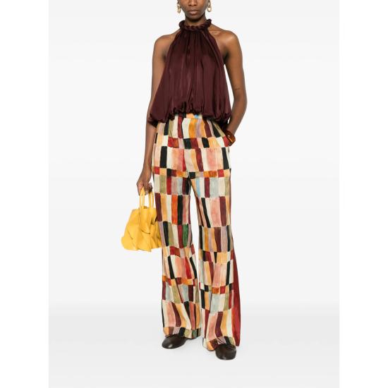 26SS 짐머만 민소매 티셔츠 8795TS261 WINE RED - ZIMMERMANN