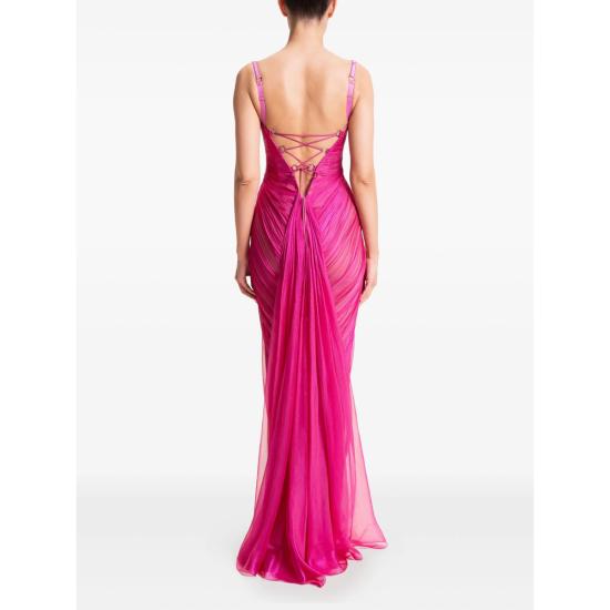 26SS 마리아루시아호한 롱 원피스 QUIANA BEGON PINK - MARIA LUCIA HOHAN