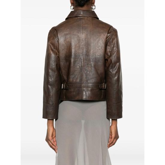 26SS 기마구아스 가죽 자켓 CLAUDIA BROWN - GIMAGUAS