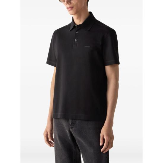 26SS 에르메네질도제냐 폴로 티셔츠 RUH348A3 H794 K09 BLACK - ERMENEGILDO ZEGNA
