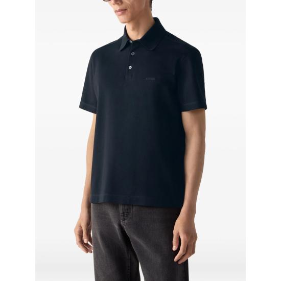 26SS 에르메네질도제냐 폴로 티셔츠 RUH348A3 H794 B09 BLUE - ERMENEGILDO ZEGNA