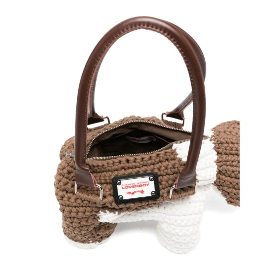 26SS 찰스 제프리 러버보이 토트백 062120501 BEI BROWN WHITE - CHARLES JEFFREY LOVERBOY