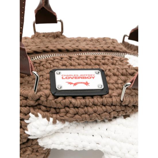 26SS 찰스 제프리 러버보이 토트백 062120501 BEI BROWN WHITE - CHARLES JEFFREY LOVERBOY