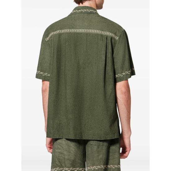 26SS 이자벨마랑 반팔 셔츠 D1I11H CH0311HA 67LK GREEN - ISABEL MARANT