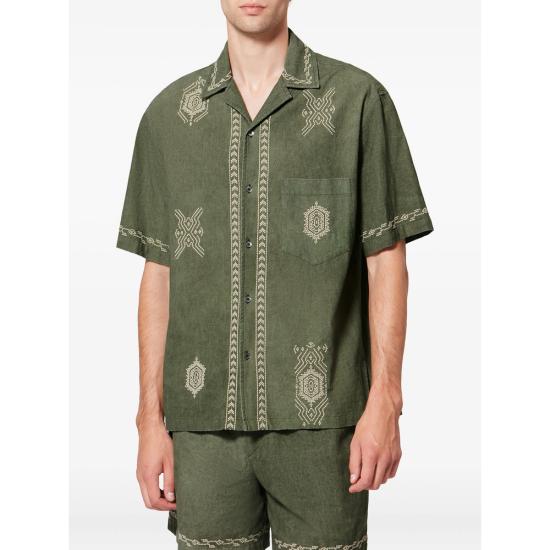 26SS 이자벨마랑 반팔 셔츠 D1I11H CH0311HA 67LK GREEN - ISABEL MARANT