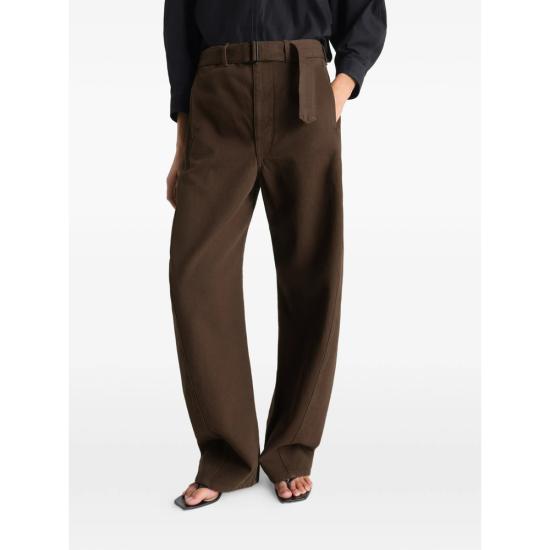 26SS 르메르 트위스트 벨티드 팬츠 PA326 LD1068 BR423 BROWN - LEMAIRE