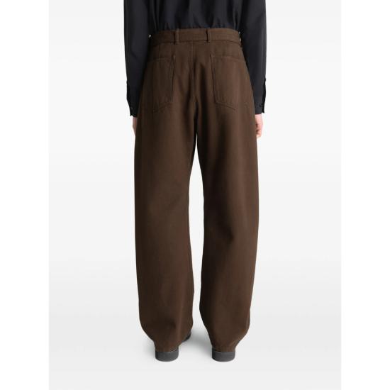 26SS 르메르 트위스트 벨티드 팬츠 PA326 LD1068 BR423 BROWN - LEMAIRE