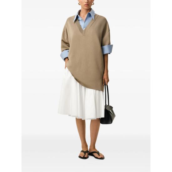 26SS 아미 스커트 FSK444 C00063 100 WHITE - AMI