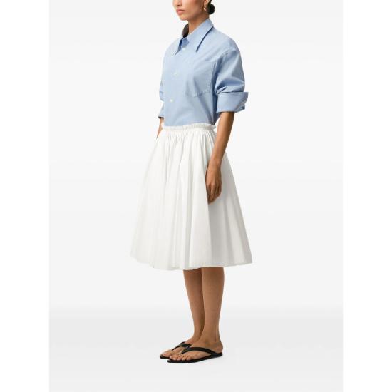 26SS 아미 스커트 FSK444 C00063 100 WHITE - AMI