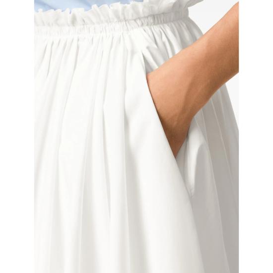 26SS 아미 스커트 FSK444 C00063 100 WHITE - AMI