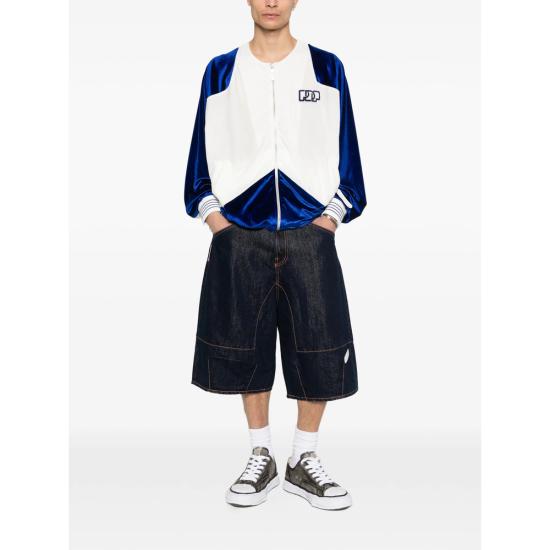 26SS 피디에프 봄버 자켓 DFM55024 TJ114 BLWH WHITE BLUE - PDF