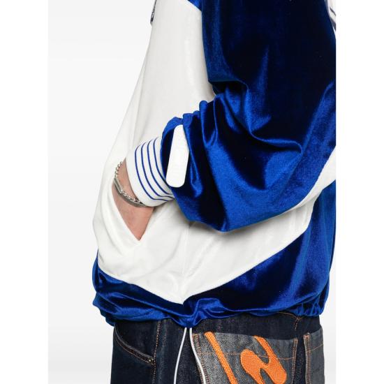 26SS 피디에프 봄버 자켓 DFM55024 TJ114 BLWH WHITE BLUE - PDF