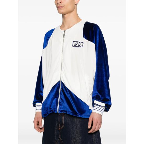 26SS 피디에프 봄버 자켓 DFM55024 TJ114 BLWH WHITE BLUE - PDF