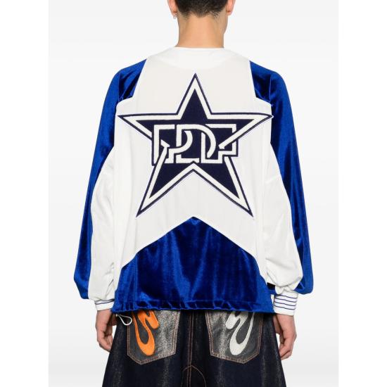 26SS 피디에프 봄버 자켓 DFM55024 TJ114 BLWH WHITE BLUE - PDF