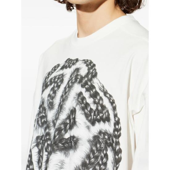 26SS 피디에프 탑 DFM54029 TJ110 BRAID WHITE GREY - PDF