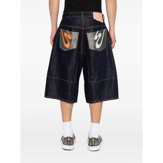 26SS 피디에프 데님 숏팬츠 DFM03043 DF201 SILVE BLUE - PDF