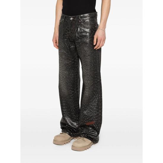 26SS 피디에프 스트레이트 팬츠 DFM03032 DF119 SPOTT BLACK GREY - PDF