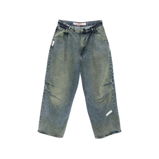 26SS 피디에프 데님 팬츠 DFM03021 DF106 WASH2 BLUE GREEN