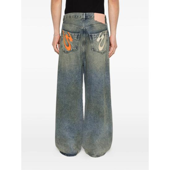 26SS 피디에프 데님 팬츠 DFM03021 DF106 WASH2 BLUE GREEN - PDF