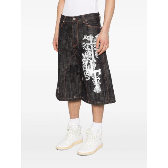 26SS 피디에프 데님 숏팬츠 DFM03012 DF195 WASH BLUE - PDF