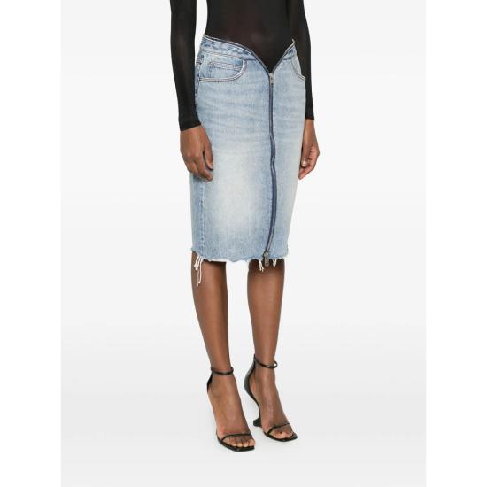 26SS 알렉산더 왕 스커트 4DC2265986 427D BLUE - ALEXANDER WANG