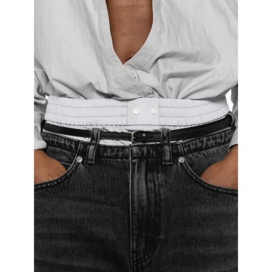 26SS 알렉산더 왕 데님 팬츠 4DC2264144 015 BLACK - ALEXANDER WANG