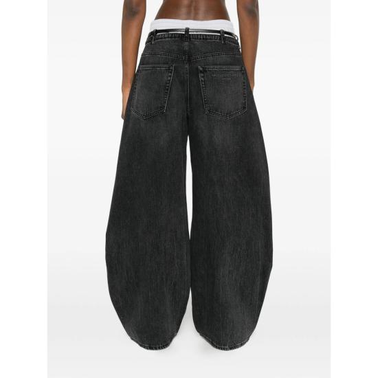 26SS 알렉산더 왕 데님 팬츠 4DC2264144 015 BLACK - ALEXANDER WANG