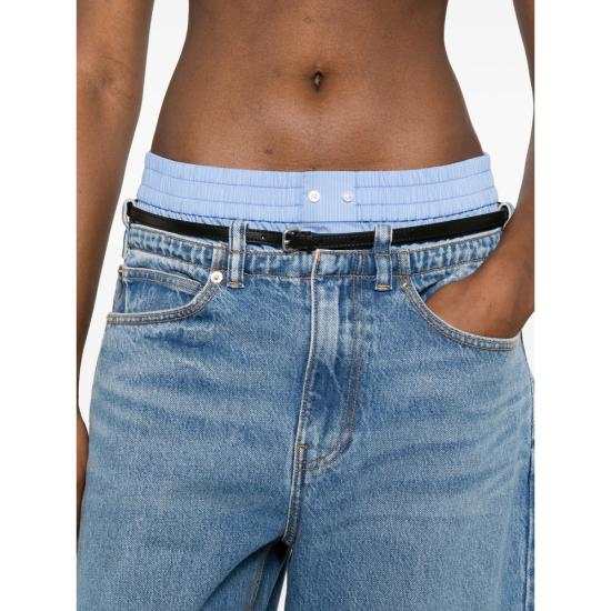 26SS 알렉산더 왕 데님 팬츠 4DC2264100 400C BLUE - ALEXANDER WANG