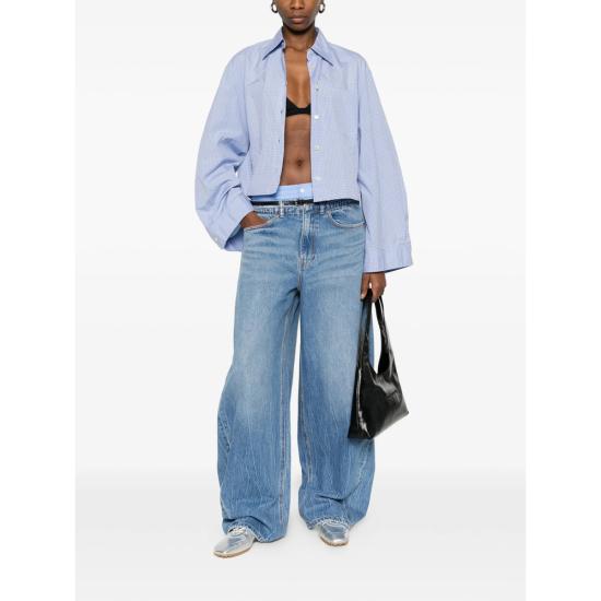 26SS 알렉산더 왕 데님 팬츠 4DC2264100 400C BLUE - ALEXANDER WANG