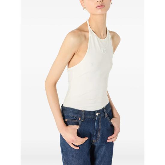 26SS 마린세르 민소매 티셔츠 WTO504A CJER0115 WH10 WHITE - MARINE SERRE