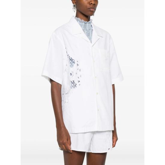 26SS 마린세르 셔츠 USI016A UWOV0045 WH20 WHITE - MARINE SERRE