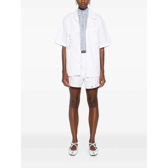 26SS 마린세르 셔츠 USI016A UWOV0045 WH20 WHITE - MARINE SERRE