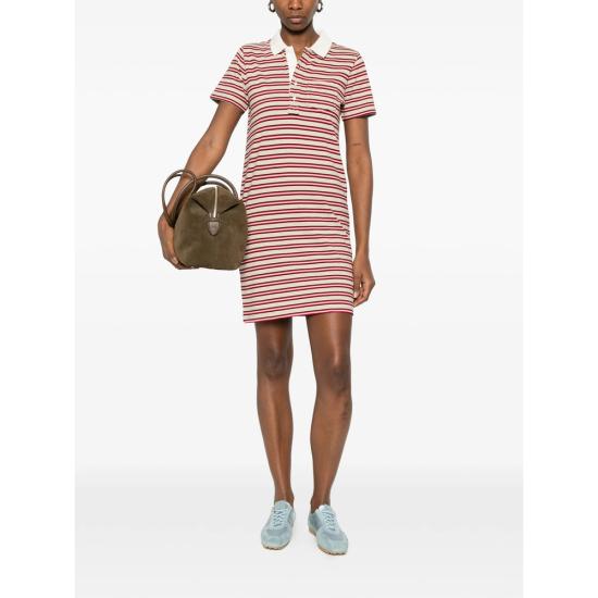 26SS 아페쎄 미디 원피스 COHMZ F35270 BAC NEUTRALS RED - A.P.C.