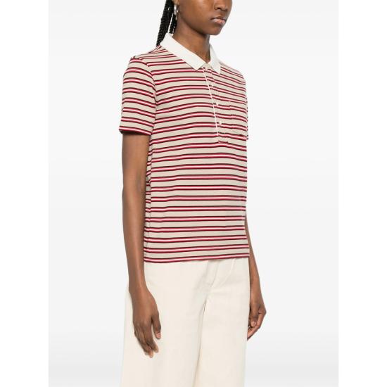 26SS 아페쎄 폴로 티셔츠 COHMZ F26572 BAC NEUTRALS RED - A.P.C.