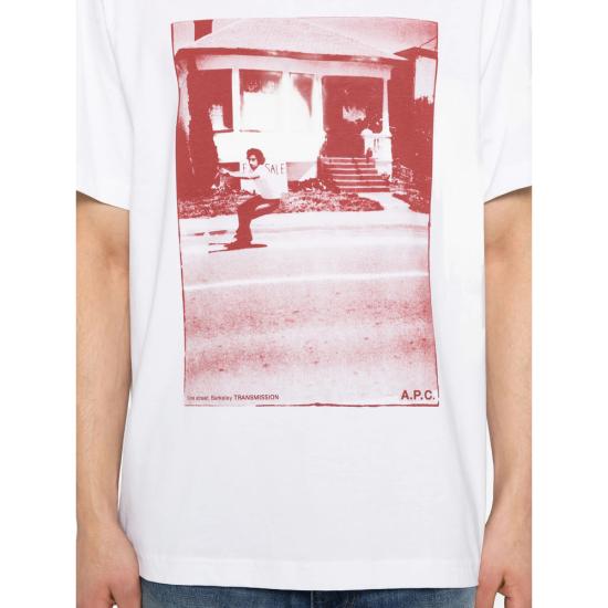 26SS 아페쎄 탑 COHBM H26578 CAA WHITE - A.P.C.