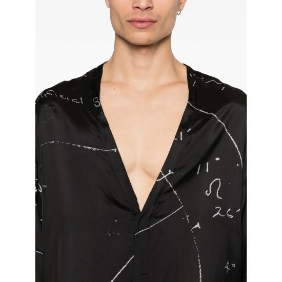 26SS 릭 오웬스 셔츠 RU01F2295 KP1 0911 BLACK - RICK OWENS