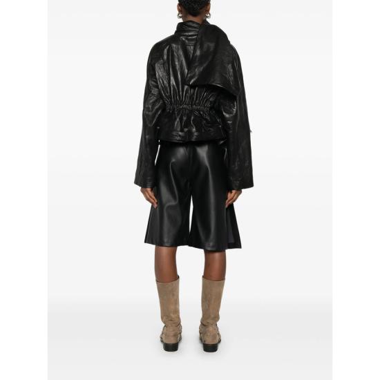 26SS 릭 오웬스 가죽 자켓 RP01F6716 LBE 09 BLACK - RICK OWENS