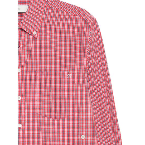 26SS 던스트 셔츠 UDSH6A115R2 RED RED WHITE - DUNST