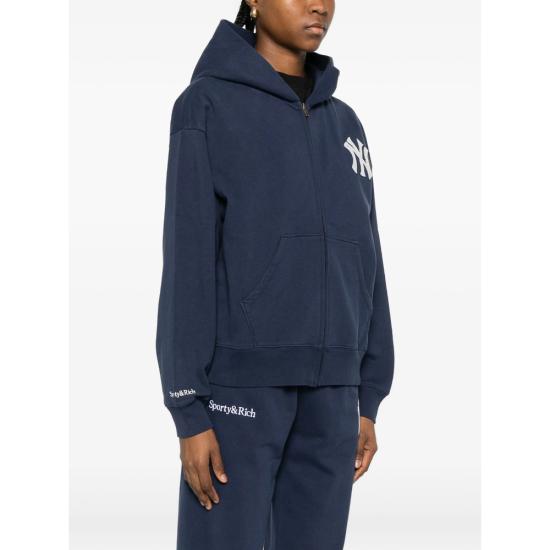 26SS 스포티앤리치 후드 티셔츠 ST088610300BL DKNAV BLUE - SPORTY & RICH