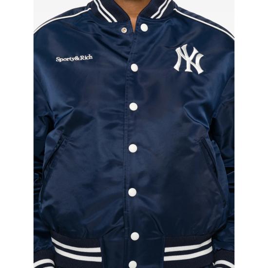 26SS 스포티앤리치 봄버 자켓 OW005610675BL DKNAW BLUE - SPORTY & RICH