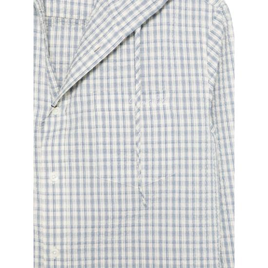 26SS 던스트 긴팔 셔츠 UDSH6A107CR CREAM BLUE WHITE - DUNST