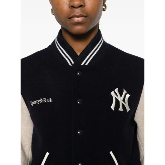 26SS 스포티앤리치 봄버 자켓 OW007610675BL DKNAE BLUE NEUTRALS - SPORTY & RICH