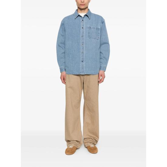 26SS 던스트 셔츠 UDSH6A102B1 LBLUE - DUNST