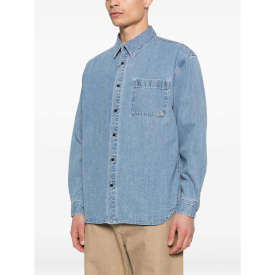 26SS 던스트 셔츠 UDSH6A102B1 LBLUE - DUNST